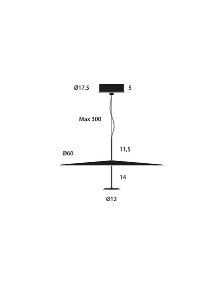 LUMINA DOT 600 Lampe à suspension