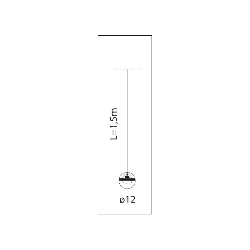 LUMINA LIMBUS MODULAR CABLE 1,5M Lampe a suspension