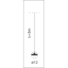 LUMINA LIMBUS MODULAR CABLE 3 MT Lampe a suspension