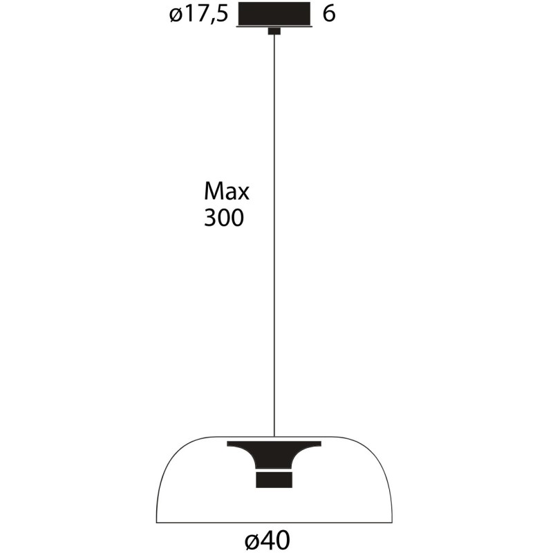 Lumina Tia 400 lampe a suspension