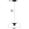 Lumina Tia 400 lampe a suspension