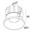 Delta Light ARTUUR R IP44 Inbouwspot