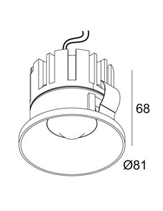 Delta Light ARTUUR R IP44 Spot encastré