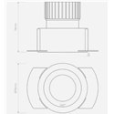 Astro Trimless Round Adjustable Led Inbouwspot