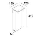 Delta Light OBLIX 40 Tuinpaal