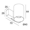 Delta Light SUPERLOOP-FIX 40 MDL Hanglamp