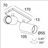 Delta Light SPYCO ON 2 Hi Ceiling lamp