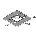 Delta Light MOUNTING KIT S102 TRIMLESS O.F.A.