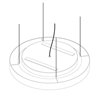 Delta Light SUSPENSION SET 25 DIM 3m