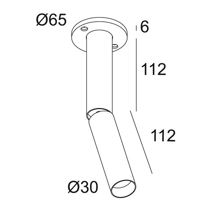 Delta Light NEEDLE 1 OK Plafondlamp