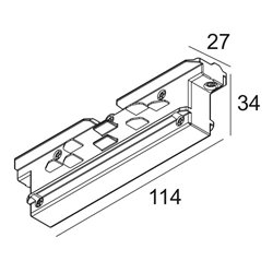 Delta Light TRACK 3F DIM CORNER 180°