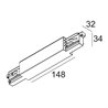 Delta Light TRACK 3F DIM MIDDLE SUPPLY