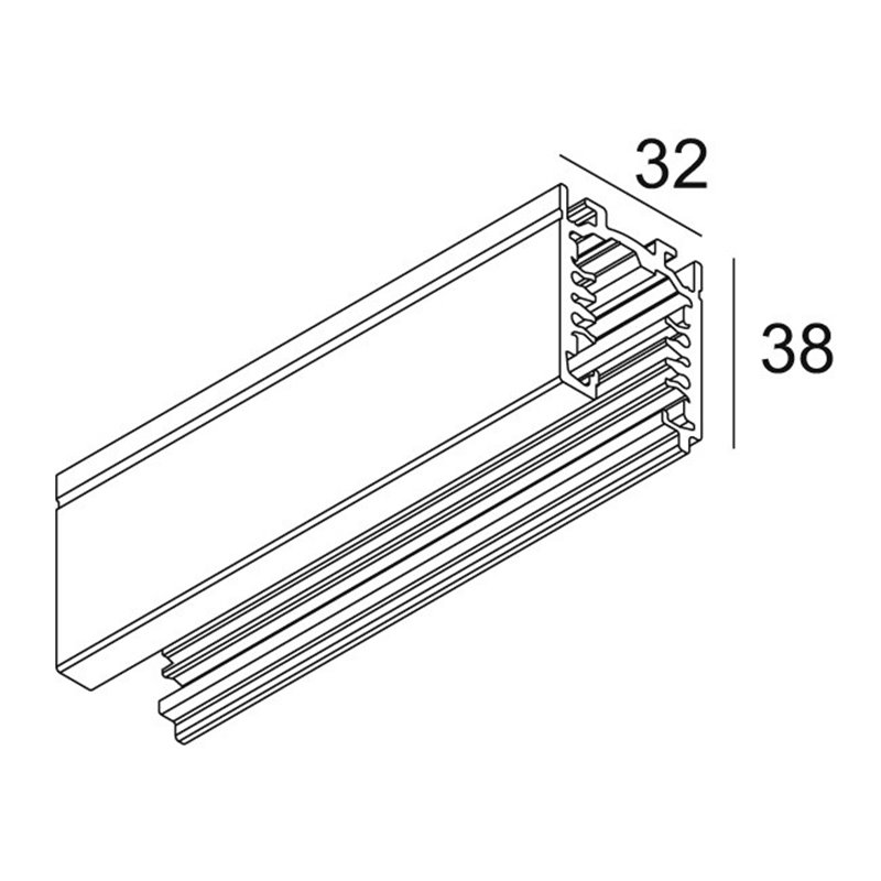 Delta Light TRACK 3F DIM ON 1m