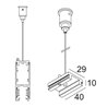 Delta Light TRACK 3F DIM H SUSPENSION 3,0m