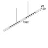 Delta Light INFORM SQ P200-4 DOWN Lampe suspendue