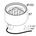 Delta Light FRAX MB WALLWASH Vloerlamp / Wandlamp