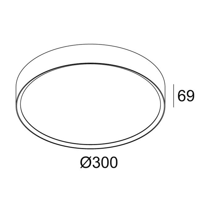 Delta Light MULTINOVA 30 DOWN-UP TW PRISM DIM5 Plafondlamp / Hanglamp / Wandlamp