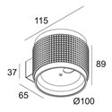 Delta Light ORBIT PUNK LED DIM8 Wandlamp