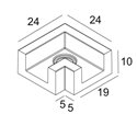 Delta Light SL19 - CORNER 90°