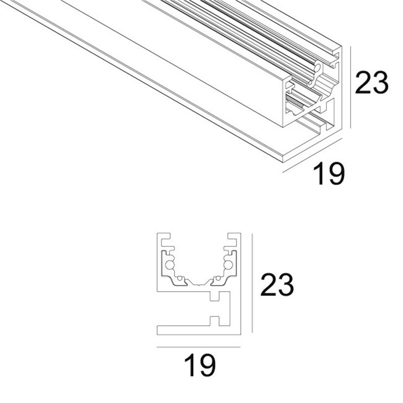 Delta Light SOLI - PROFILE 2m Modulair systeem