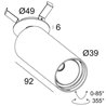 Delta Light SPY 39 CLIP Lampe de plafond