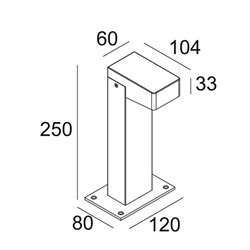 Delta Light TIMON 25 830 Floor lamp