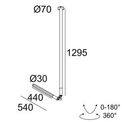 Delta Light XY180 S121 DIM1 Plafondlamp