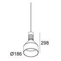 Delta Light MILES C3 PINK Hanglamp