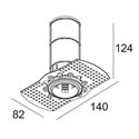 Delta Light MOUNTING KIT SPY 39 TRIMLESS IN