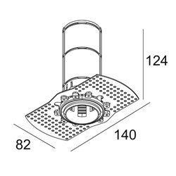 Delta Light MOUNTING KIT SPY 39 TRIMLESS IN