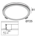 Delta Light SUPER-OH! 70 SBL TRIMLESS Inbouwspot