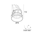 Delta Light ENTERO RD-S TRIMLESS IP Inbouwspot