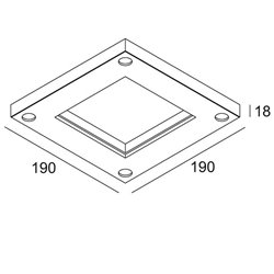 Delta Light MOUNTING KIT ENTERO SQ-L CSC