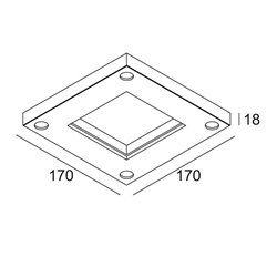 Delta Light MOUNTING KIT ENTERO SQ-M CSC