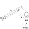 Delta Light SPY 66 WALLWASH 927 ADM SLIM  Plafondlamp