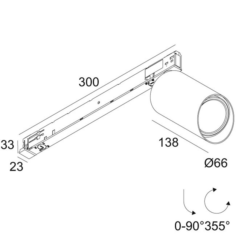 Delta Light SPY 66 WALLWASH 927 ADM SLIM  Plafondlamp
