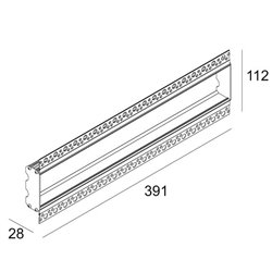 Delta Light MOUNTING KIT INLET TRIMLESS L38