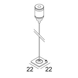 Delta Light Slm - Cable Suspension Single 1,6M