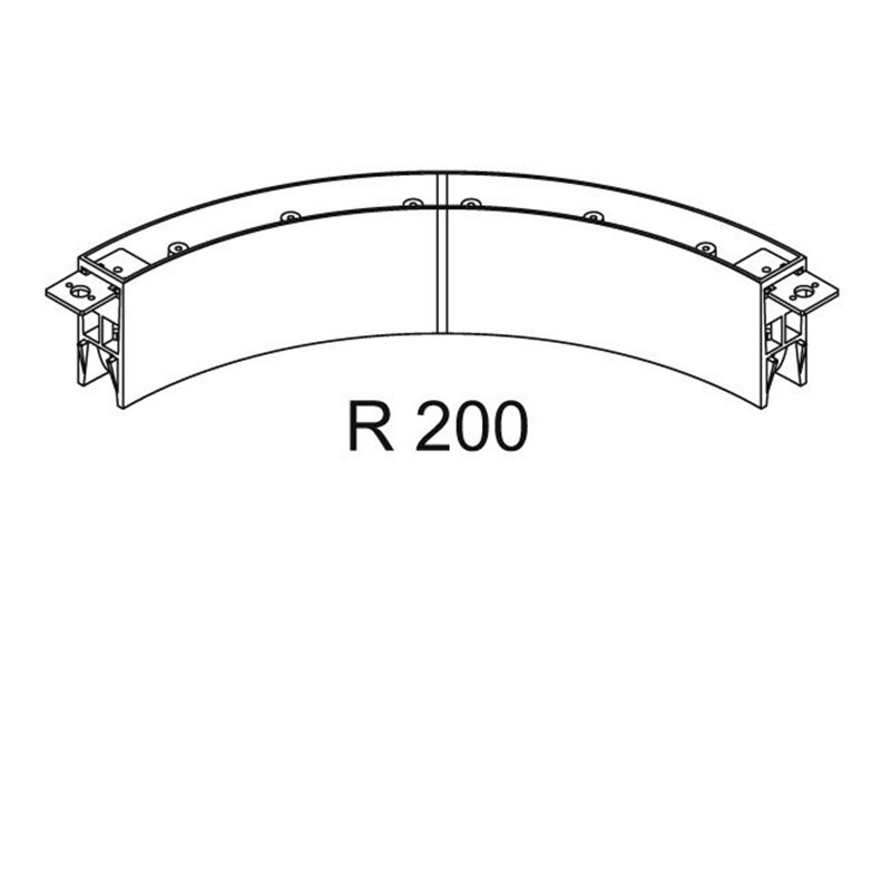 Delta Light Slm26H - Corner Set R 90°