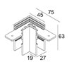 Delta Light Slm26H - Corner Set 90°