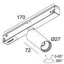 Delta Light M26L/M35R - Spy 271 Trackverlichting