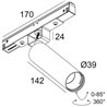 Delta Light M20/M26H - Spy 391 L track lighting fixture