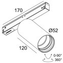 Delta Light M26L/M35R - Spy 52 Trackverlichting