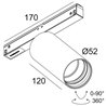 Delta Light M26L/M35R - Spy 52 Tw track lighting fixture