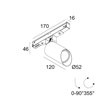 Delta Light M20/M26H - Spy 52Allwash track lighting fixture