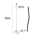 Delta Light Inf40 Sq 320/360 - Suspension Set 3,0M
