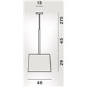 Foscarini Twiggy Susp. 10M Hanglamp