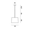 Foscarini Twiggy Rosewood Susp. Suspension Lamp