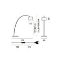 Foscarini Twiggy Rosewood Mylight Floor Vloerlamp
