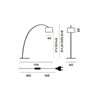Foscarini Twiggy Rosewood Mylight Floor Floor Lamp